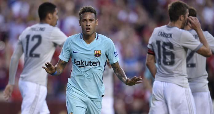 1  Barcelona v Manchester United  0, Milik Neymar