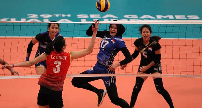 Voli Putri Indonesia Putus Rekor Buruk 26 Tahun di SEA Games 2017