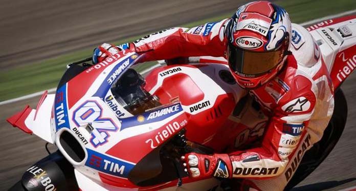 Diguyur Hujan, Dovizioso Tercepat di FP2 MotoGP Austria