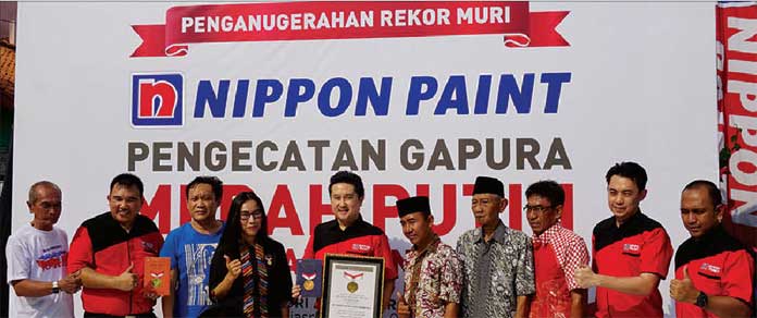 Nippon Paint Tembus Rekor MURI