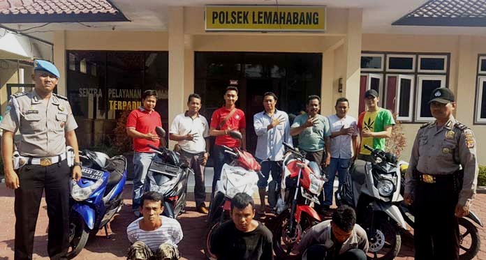 Tiga Pelaku Penipuan dan Penggelapan Dibekuk, Amankan 7 Unit Motor