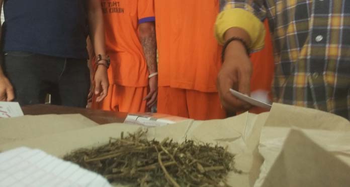 Polisi Ringkus Pengedar Ganja saat Hendak Transaksi Dekat SPBU