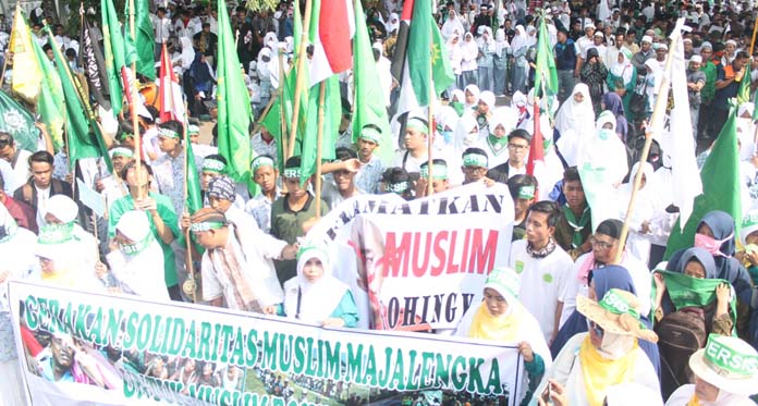 Untuk Rohingya, Solidaritas Muslim Majalengka Kumpulkan Dana Rp 34,7 Juta
