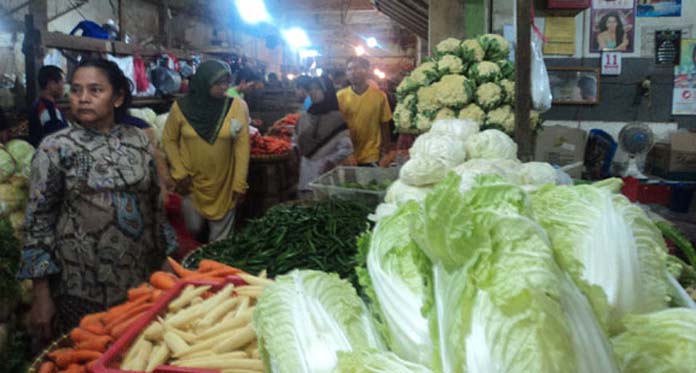 Musim Kemarau, Harga Sayuran di Pasar Tradisional Stabil