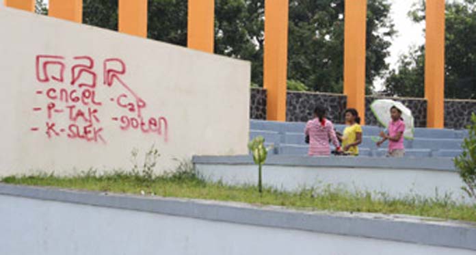 Pemilik Toko Keluhkan Aksi Vandalisme