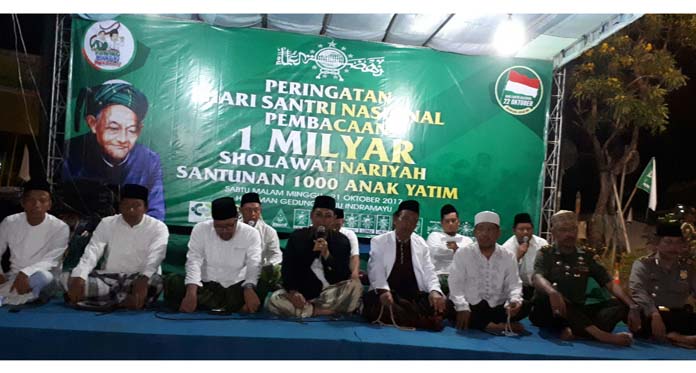 PCNU Indramayu Warnai Hari Santri Nasional dengan 1 Miliar Salawat