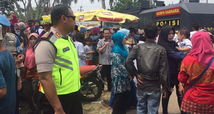 Sempat Ricuh, Polisi Kawal Ketat Jalannya Pilwu di Pegagan Lor