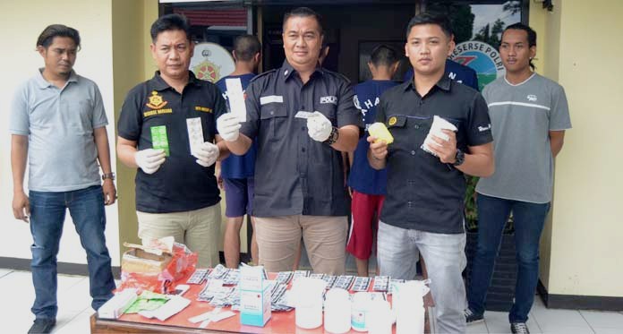 Polres Kuningan Sita 4.000 Butir Obat Keras