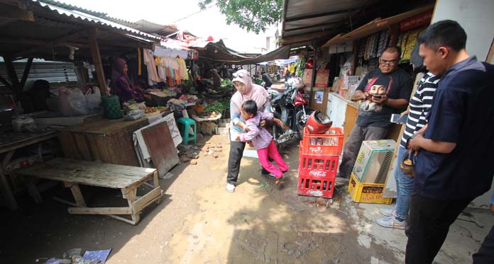Pasar Darurat Tak Kebanjiran Lagi,  Pedagang Drajat Puji Direksi Perumda Pasar