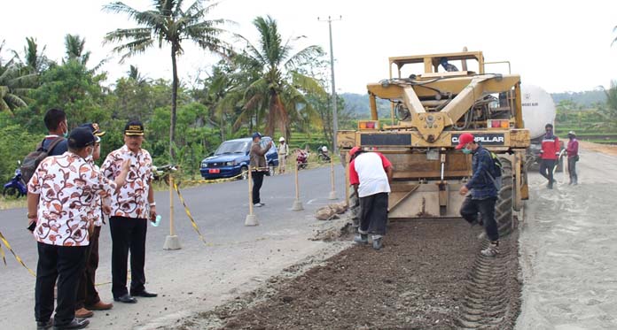 Jalan Lingkar Mulai Dicor Pakai Teknologi Baru Sistem CTB