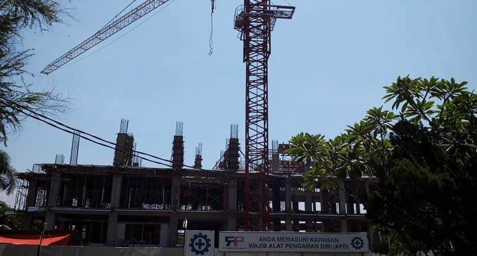 Sisa Kontrak  60 Hari, Gedung Setda Bangun Konstruksi Lantai Lima