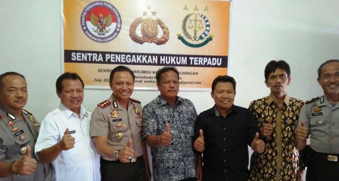 Kunjungi Panwaslu, Kapolres Kuningan Berharap Sinergitas di Pilkada 2018