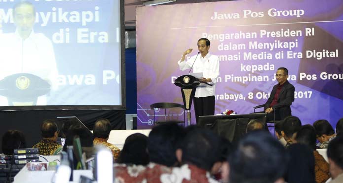 Presiden Jokowi Berharap Media Beri Narasi Kreatif dan Tebar Optimisme