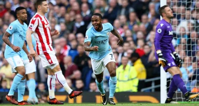 Menang Besar Lawan Stoke, Manchester City Kembali ke Puncak Klasemen