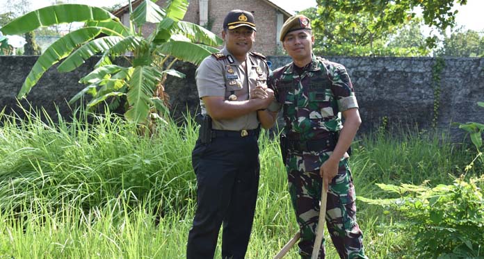 Polres Ciko dan Yon Arhanudse 14 Kompak Budidaya Lele