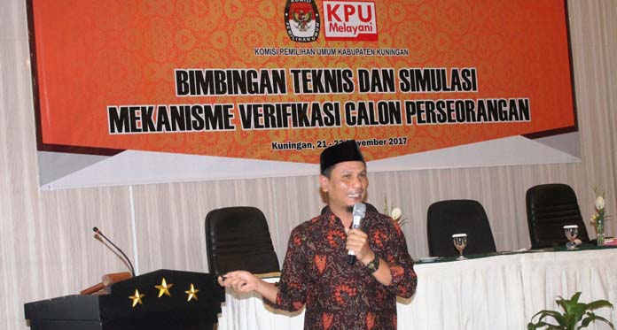 KPU Gelar Bimtek Verifikasi Calon Perseorangan