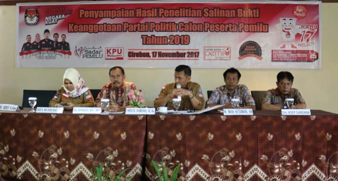 14 Parpol Terima Salinan Bukti Keanggotaan Pemilu 2019