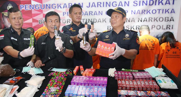 Polisi Amankan Cairan Vape Mengandung Ganja dari Belanda