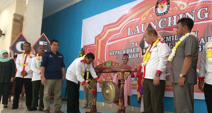 KPU Majalengka Launching Tahapan Pilkada Serentak