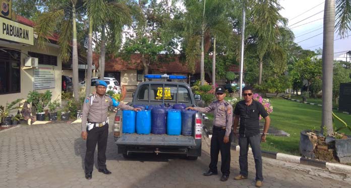 Operasi Pekat 4 Hari, Polsek Pabuaran Sita 413 Liter Tuak