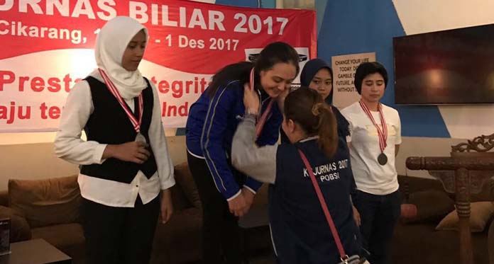 Nony Raih Emas Biliar di Kejurnas, Modal Besar Menuju Porda 