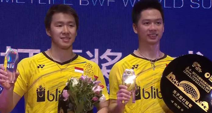 Luar Biasa, Marcus/Kevin Pertahankan Gelar Juara China Open