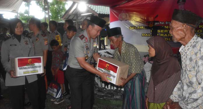 Kapolda Santuni Anak Asuh dan Warga Miskin Binaan Polres Cirebon