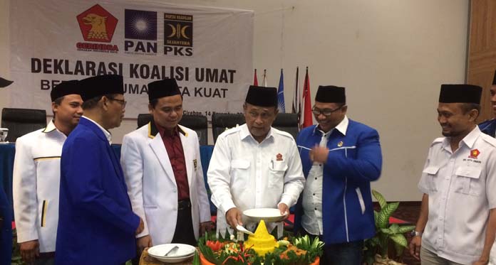 PAN, PKS  dan Gerindra Deklarasi Koalisi Umat, Eman: Kita Bukan Pecundang