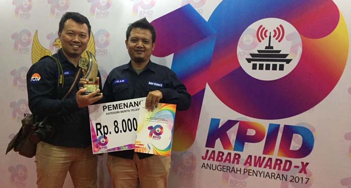 RCTV Raih Penghargaan Program Berita Televisi Terbaik dari KPID Jabar Award