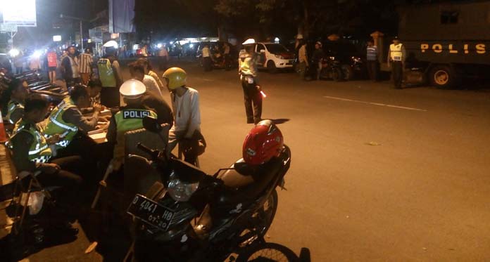 45 Kendaraan Terjaring Operasi Malam Polres Cirebon