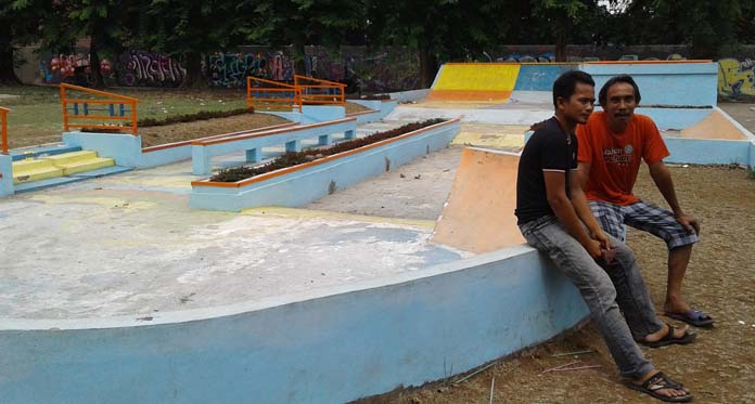 Proyek Skatepark DPUPR Mubazir,  Sudah 4 Bulan Sepi Peminat