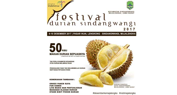 Menteri Pariwisata Bakal Buka Festival Durian, Panitia Siapkan Suvenir Kaos Spesial