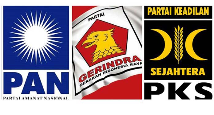 Upaya Menangkan di 5 Pilkada, Gerindra, PKS dan PAN Sepakat Berkoalisi