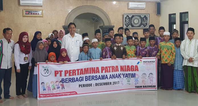 PT Pertamina Patra Niaga Peduli Anak Yatim Piatu