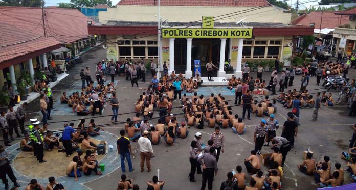 Polres Ciko Amankan 370 Orang Terdiri Residivis, Preman,Tukang Palak