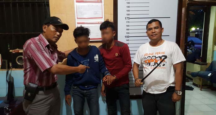 Bawa Pedang Samurai, 2 Pemuda Diduga Begal Diciduk Polisi