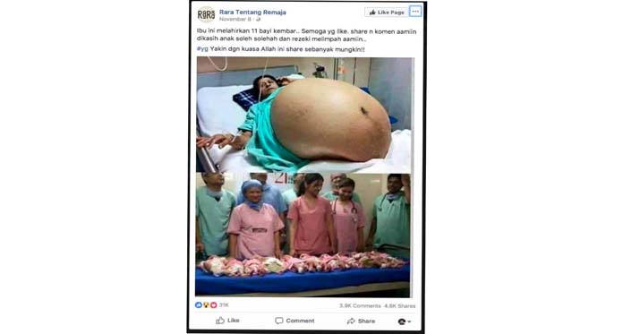 Hamil 11 Bayi atau Kena Tumor?