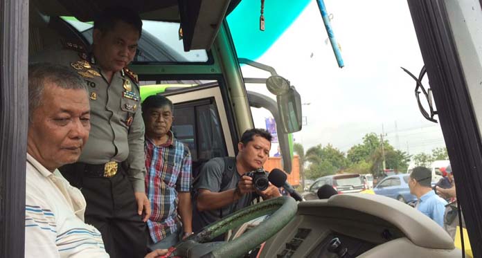 Antisipasi Kecelakaan saat Libur Nataru, Polres Cirebon Cek Kendaraan Bus