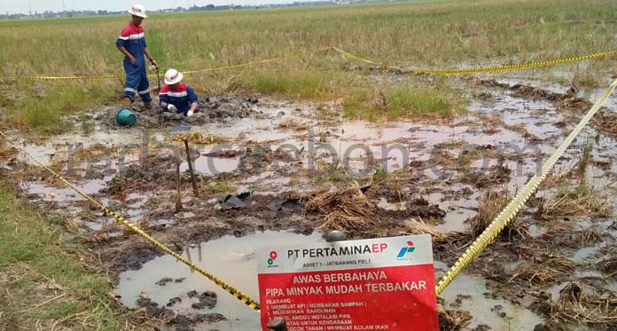 Pipa Minyak Bocor Lagi, Pertamina Siap Bertanggung Jawab