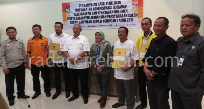 Hasil Kesehatan Tiga Pasangan Calon Kepala Daerah Kuningan Memenuhi Syarat