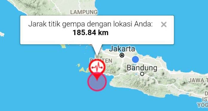 Gempa Guncang Banten, Terasa di Jakarta hingga Bandung dan Cianjur