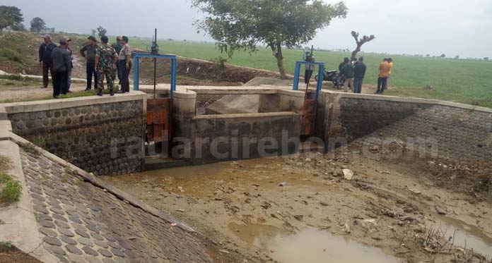 Kementan Cek Kondisi Irigasi Sawah di Kandanghaur