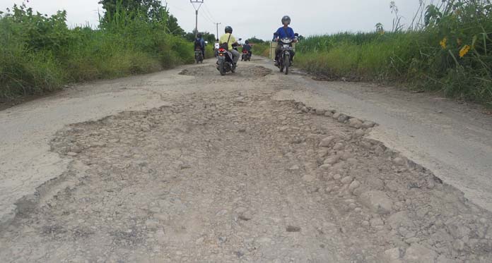 WTC Perlu Sentuhan Lebih; PJU Minim, Jalan Desa Karangmalang Rusak Berat