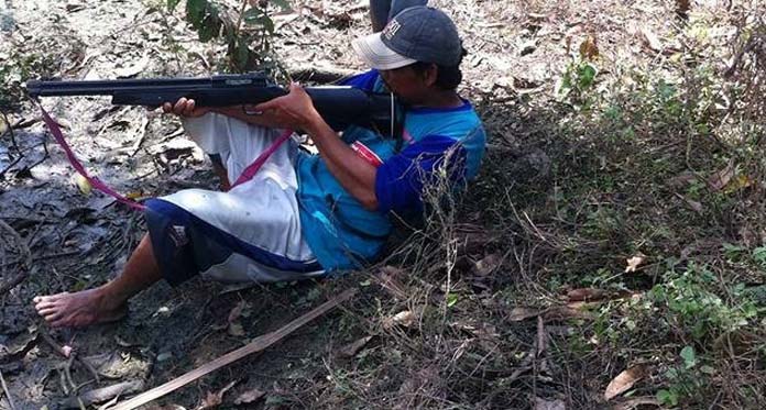 Geram, Petani Karanggetas Basmi Hama Tikus dengan Senapan Angin