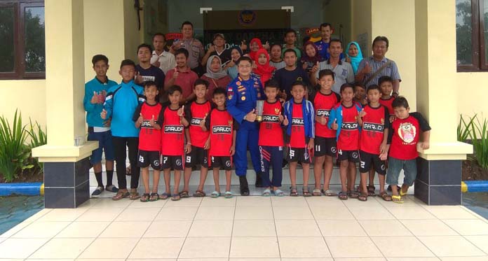 Ditpolair Polda Jabar Kirim Garuda U12 ke Liga Danone