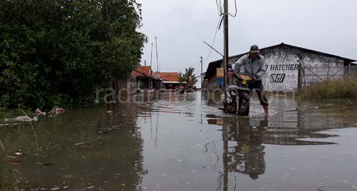 Gerhana Usai Banjir Rob Terjang Ratusan Rumah di Desa Eretan Kulon