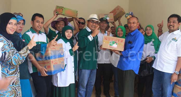 PKB Kuningan Salurkan Bantuan ke 4 Titik Bencana