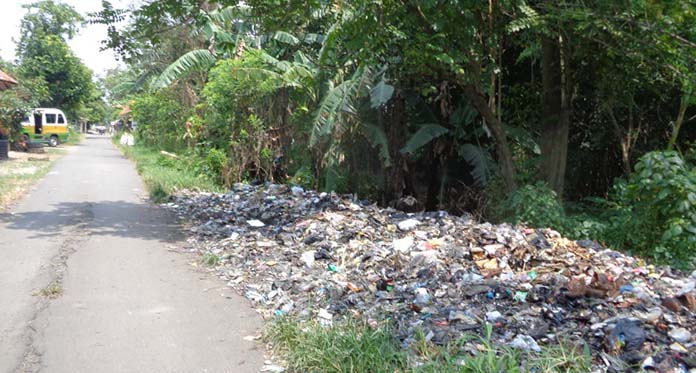 Sampah Menumpuk dan Bau Busuk, Warga Desa Cicadas Resah