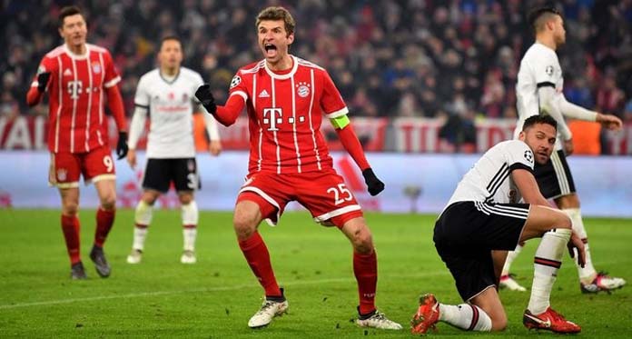 Bayern Muenchen Bantai Besiktas dengan 5 Gol tanpa Balas