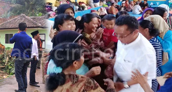 Para Calon Bupati Berlomba Cari Simpati dari Warga Korban Bencana